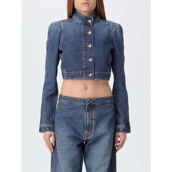 Alaia Jacket Woman Blue